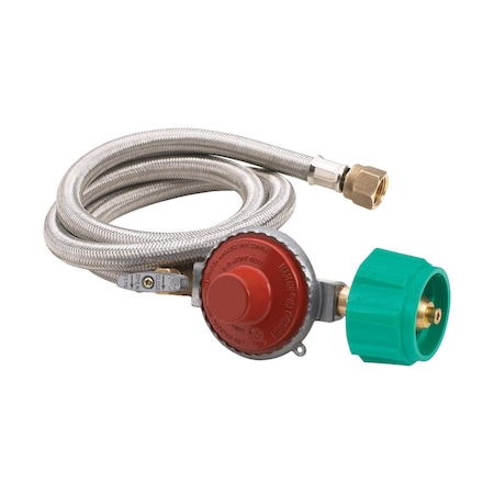King Kooker Bayou Classic Plastic/Steel Gas Line Hose and Regulator 48 in. L M5HPR-1
